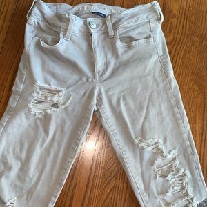 American Eagle grey jeans